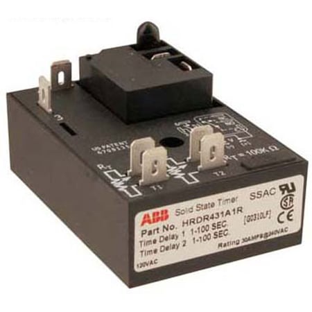 Ultrafryer Relay, Time Delay, 120V, 100 Sec For - Part No 23A030 23A030